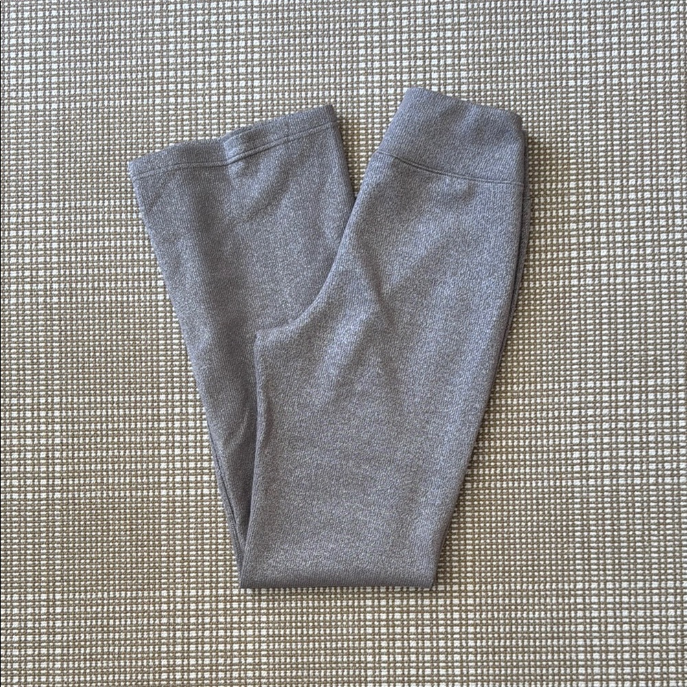 SPANX Sparkly Taupe Flare Pants